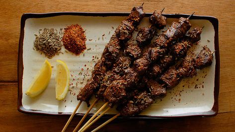 Uyghur spicy beef skewers recipe : SBS Food Beef Skewers Marinade, Kazakhstan Food, Cumin Beef, Islamic Beliefs, Kunming China, Beef Heart, Beef Skewers, Best Chinese Food, Sbs Food