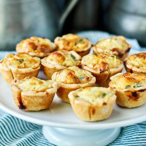 Shrimp Mini Quiche Appetizers | Karen's Kitchen Stories Quiche Appetizers, Shrimp Quiche, Quiche Mini, Appetizers Shrimp, Seafood Quiche, Shrimp Appetizers, Mini Quiches, Mini Quiche, Amazing Appetizers