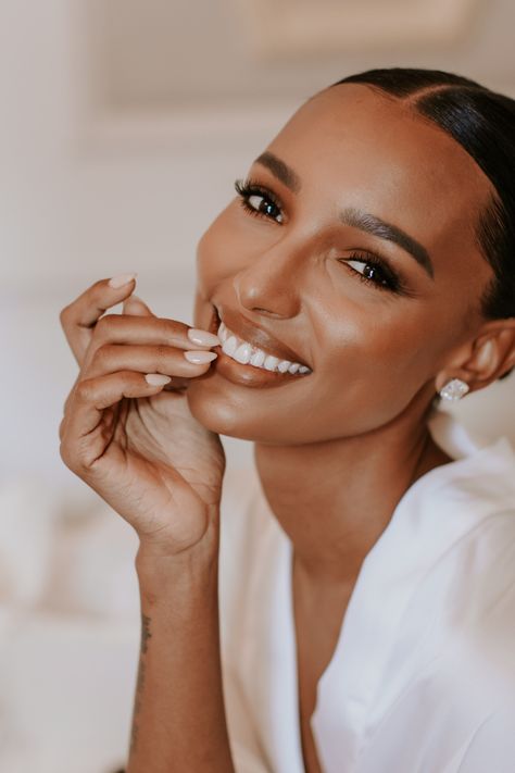 Jasmin Tookes, Bridesmaid Poses, Wedding Hairstyles And Makeup, Secret Garden Wedding, Jasmine Tookes, Braut Make-up, Makeup For Black Women, Zuhair Murad, Bridal Hair And Makeup