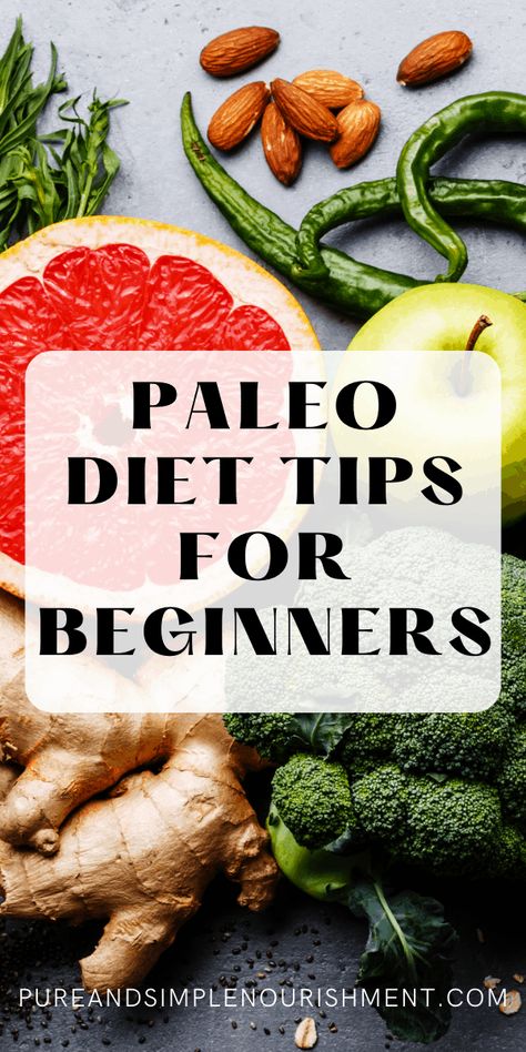 Learn the best paleo diet tips for beginners! The paleo diet can be great for weight loss, and improving your health, and doesn't have to be hard to do. Get the best tips, recipes food list, and ideas for the paleo diet in this post. Benefits Of Paleo Diet, Paleo For Beginners Meal Plan, Paleo Shopping List For Beginners, Paleo Diet For Beginners 30 Day, Paleo Diet Before And After, Paleolithic Ketogenic Diet, Paleo No List, Paleo Meal Plans For The Week, Paleo Beginners Guide