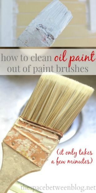 how to clean oil based paint brushes Cleaning Paint Brushes, Tattoo Plant, Oil Paint Brushes, Best Oils, Paint Brush, Painting Tips, Household Hacks, Painting Projects, The Space