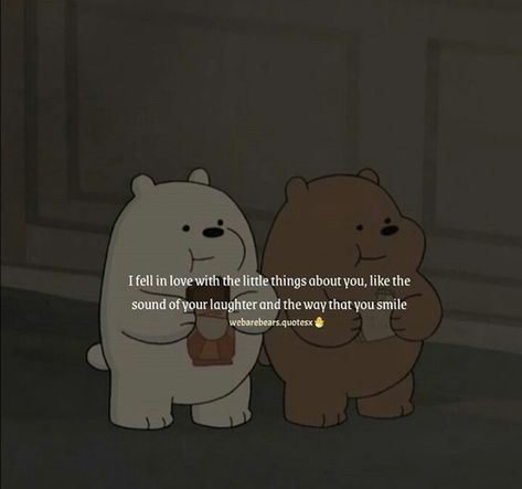 Lines For Friends, Word Affirmation, We Are Bears, Best Cartoon Shows, Community Quotes, Twisted Quotes, Funny Minion Memes, Bear Quote, We Bare Bears Wallpapers