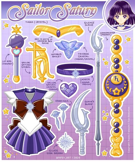 Sailor Saturn Cosplay, Saturn Symbol, Sailor Moon Party, Sailor Moon Wands, Sailor Moons, Makoto Kino, Sailor Moon Tattoo, Sailor Moon Girls, Arte Sailor Moon