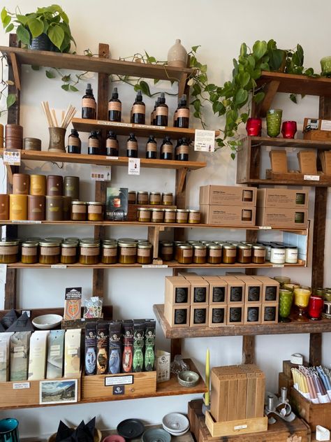 #candles #aesthetic #smells #plants #aesthetic Herbal Shop Aesthetic, Candle Store Aesthetic, Plant Store Aesthetic, Plant Shop Aesthetic, Candle Shop Display, Price Tag Design, Apothecary Shop, Mermaid Water, Herbal Shop