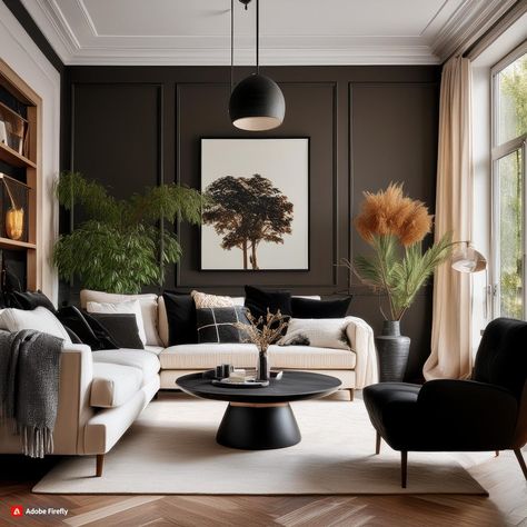 49 Black White Tan Living Room Decor Tan Living Room Decor, Black White Tan Living Room, Taupe And Black Living Room, Cream And Black Living Room, Beige And Black Living Room, Black And Cream Living Room, Tan Color Scheme, Tan Furniture, Designing A Living Room