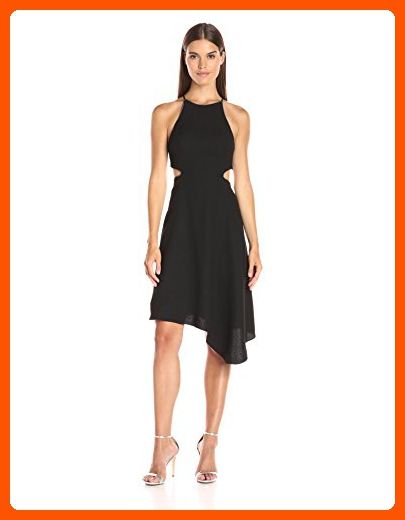 HALSTON HERITAGE Women's Halter Dress with Back Cut Out and Chain Piping, Black, 4 - All about women (*Amazon Partner-Link) Best Designer Dresses, About Women, Halston Heritage, Dress Making, Piping, Evening Gowns, Halter Dress, Designer Dresses, Little Black Dress