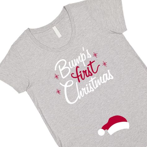 Mom And Baby Christmas Shirts, Pregnant Christmas Shirt, Bumps First Christmas, Christmas Maternity Shirt, Mommy Tummy, Cricket Projects, Christmas Cricut, Christmas Pregnancy, People Smile