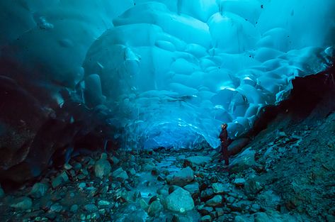 Mendenhall Valley Mendenhall Ice Caves, Surreal Places, Ice Caves, Magic Places, Places In America, Ice Cave, Future Travel, Places Around The World, Travel Bucket