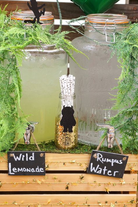 Wild Things Are Birthday Party, Wild Things Party, Wild Birthday Party, Boys First Birthday Party Ideas, Baby Boy 1st Birthday Party, Twins 1st Birthdays, Twin First Birthday, Wild One Birthday Party, Beverage Dispensers