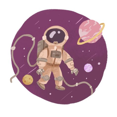 Space Theme Drawing, Cartoons Poster, Theme Drawing, Drawing Borders, Astronaut Drawing, Astronaut Illustration, Border Png, Space Backgrounds, Cartoon Posters