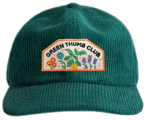 Corduroy Hat, The Greenhouse, Green Thumb, Iron On Patches, The Garden, Ontario, Garden Design, New Zealand, Etsy Gift Card