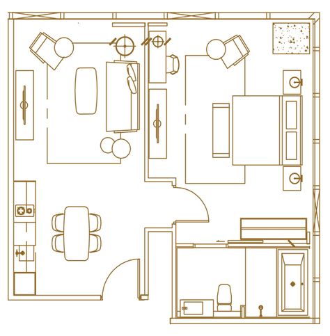 1-Bedroom Executive Suite - I'M Hotel - Official Website Executive Suite Hotel Floor Plan, Hotel Suite Layout, Hotel Suite Room Plan, Suite Room Layout, Guest Suite Ideas, Hotel Room Floor Plan, Hotel Suite Plan, Hotel Suite Floor Plan, Suit Room