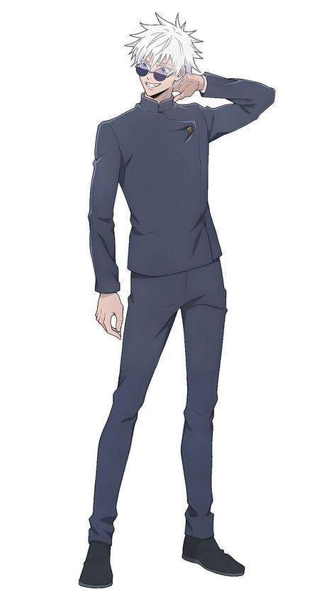 gojo satoru ; jjk Anime Full Body Poses, Gojo Png, Ju Jitsu, Dragon King, Standing Poses, Body Picture, Gojo Satoru, Body Drawing, Anime Poses Reference