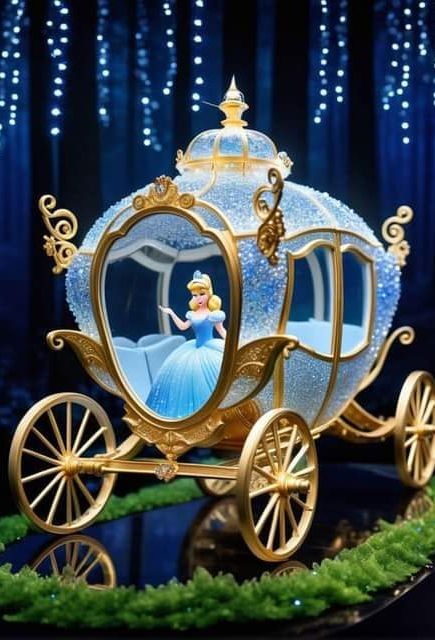 Diy Cinderella Carriage, Fav Products, Disney Babies, Cinderella Carriage, Cake Decorating Designs, Art Whimsical, Halloween Contest, Maria Clara, Miniatures Tutorials