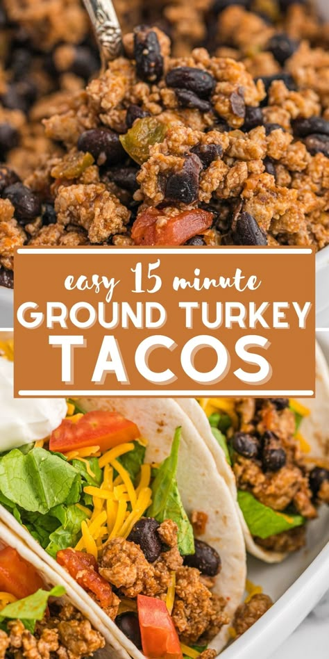 Spicy Turkey Tacos, Ground Turkey And Onion Recipes, Ground Turkey Soft Tacos, Ground Turkey Recipes For Dinner Healthy Taco Casserole, Turkey Taco Meat Recipes, Ground Turkey Tacos Recipes, Taco Recipes Ground Turkey, Ground Chicken Taco Recipes, Tacos Ground Turkey