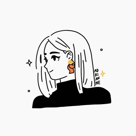 Character Design Minimalist, Adrianne Walujo, Profile Illustration, Korean Illustration, Jewellery Business, Industrial Design Sketch, Illustration Art Girl, 캐릭터 드로잉, Cool Wallpapers Cartoon