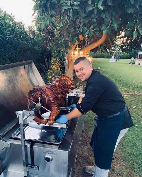 Marbella Wedding Planners on Instagram: “Fiestasol’s famous hog roast #weddingcatering #hogroast #hogroastmarbella #marbellabride #weddingbuffet #weddingfood #marbellaevents…” Hog Roast Wedding, Marquee Wedding Decoration, Marbella Wedding, Hog Roast, Wedding Buffet, Catering Ideas, Marquee Wedding, Wedding Catering, Big Wedding