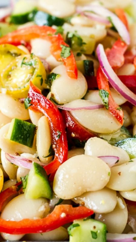 Lima Bean Salad ~ Full of flavor Lima Bean Recipes Healthy, Lima Bean Salad Recipes, Lima Bean Meal Ideas, Butter Bean Salad Recipes, Recipes For Lima Beans, Cooking Fresh Lima Beans, Fresh Lima Beans, Lima Bean Salad, Lima Beans Vegetarian