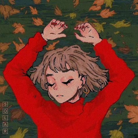 d4ni on Instagram: “🍂redrawing album covers in my style part1🍂 , album: "We fell in love in October" by Girl in red , now I want to hear from you, what should…” Couple Arts, I Love You Drawings, October Art, Girls Album, Girl In Red, Blood Art, Cover Wallpaper, Indie Art, Poster Drawing