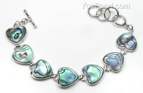 Heart shape abalone paua shell bracelet online buy Elegant Silver Abalone Shell Jewelry, Abalone Shell Bracelet, Abalone Bracelet, Abalone Jewelry, Handmade Abalone Shell-shaped Jewelry, Abalone Shell-shaped Necklace For Beach, Pearl Farm, Buy Pearls, Pendant Ring