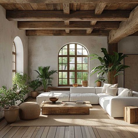 20+ Natural Living Room Inspirations for a Cozy and Earthy Feel • 333+ Images • [ArtFacade] Natural Contemporary Living Room, Tuscan Villa Interior Decor Living Room, Rustic Earthy Living Room, Dessert Interior Design, Organic Living Room Ideas, Nature House Aesthetic, Tuscany Living Room, Modern Earthy Home Decor, Modern Mediterranean Living Room