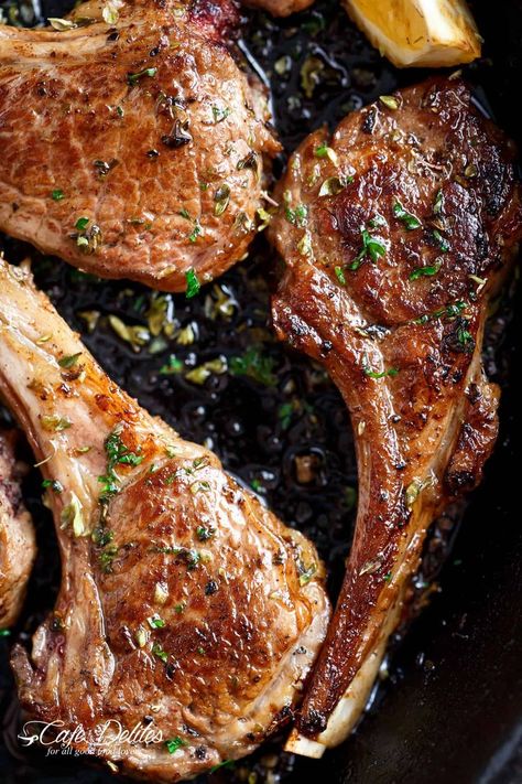 Greek Lamb Chops, Lamb Loin Chop Recipes, Smoked Lamb, Greek Lamb, Lamb Loin Chops, Lamb Steaks, Grilled Lamb Chops, Lamb Chop Recipes, Lamb Ribs