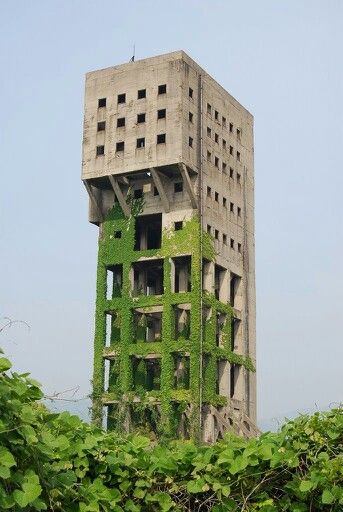 Moodboard Inspiration, Brutalist Architecture, Architecture, Building, Plants, Green