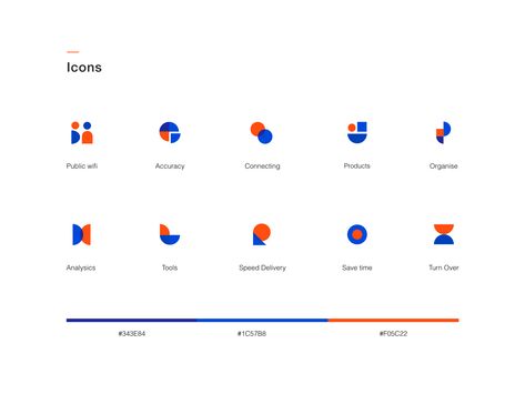 Geometric Icons by Webandcrafts on Dribbble Geometric Icons Design, Geometric Icon Design, Geometric Icons, Puzzle Icon, Corporate Icons, Ui Ux 디자인, People Icon, Brand Icon, Geometric Graphic