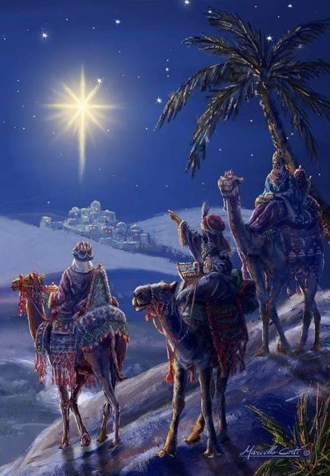 Nativity Scene Pictures, Štědrý Den, The Three Wise Men, Roi Mage, We Three Kings, Vintage Christmas Images, Meaning Of Christmas, Three Wise Men, Christmas Labels