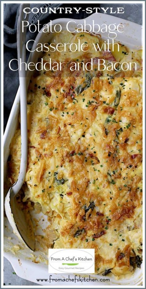 Cabbage And Potato Casserole, Cabbage Potato Casserole, Potato Cabbage Casserole, Cabbage Side Dish Recipes, Recipes Using Cabbage, Cabbage Casseroles, Potato And Cabbage, Potato Cabbage, Cabbage Potatoes