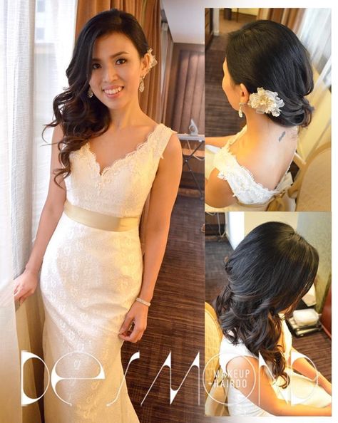 From Casual Days to Glam Nights: Side-Swept Hair Wedding Guest Hairstyles Side Swept, Bridal Side Swept Hair, Side Swept Hairstyles Wedding, Side Bridal Hairstyles, Side Curls Hairstyles, Dinner Hairstyles, Side Swept Hair, Bridesmaid Hair Side, Wedding Sides