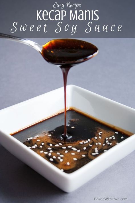 Soya Sauce Recipe, Sweet Soy Sauce Recipe, Soy Glaze Recipe, Recipes With Soy Sauce, Sweet Soy Sauce, Cooking Tricks, Kecap Manis, Honey And Soy Sauce, Asian Sauce