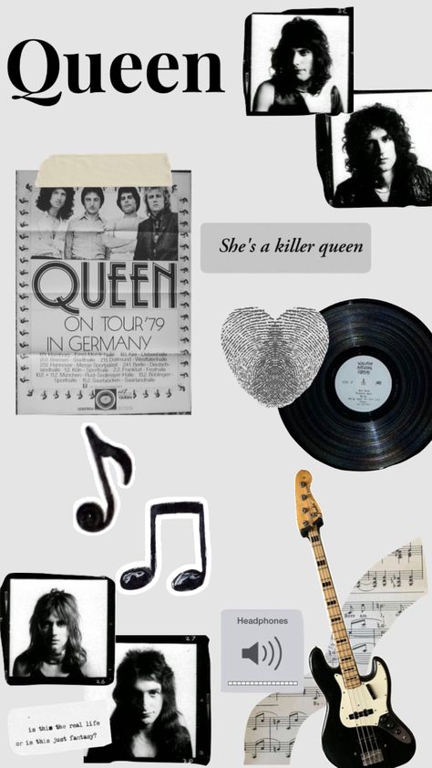 Queen Aesthetic Band, Queen Wallpapers, Queen Rock Band, Collage Journal, Queens Wallpaper, Freddy Mercury, Band Wallpapers, Somebody To Love, Queen Band