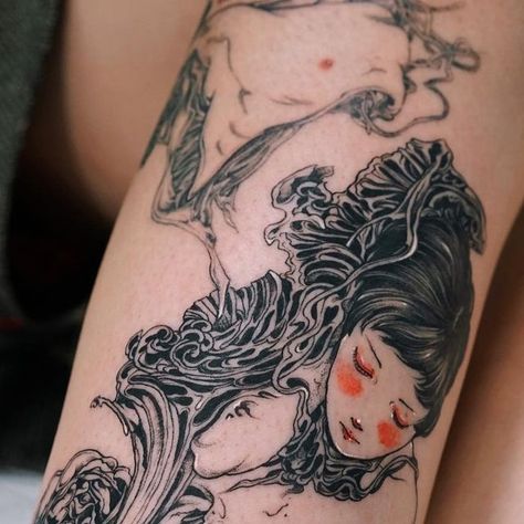 Jasmine Chan Tattoo, Takato Yamamoto Tattoo, Jasmine Chan, Takato Yamamoto, Jasmine Tattoo, Nyc Tattoo, Manga Tattoo, Dark Tattoo, Anime Tattoos