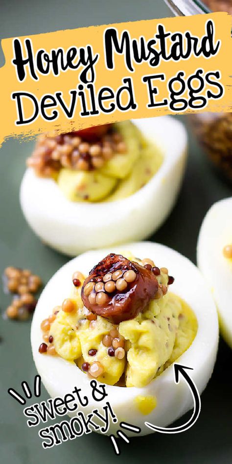 Different Deviled Eggs, Deviled Eggs Without Mustard, Mustard Deviled Eggs, Best Deviled Egg Recipe Ever, Mustard Eggs, Deviled Eggs Recipes, Angel Eggs, Pickled Mustard Seeds, Mayonnaise Recipes