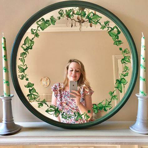 Painted mirror frame