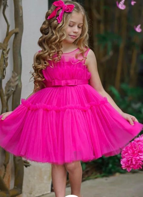 Cute Easter Outfits, Girls Holiday Outfit, Easter Outfit For Girls, Tulle Tutu Dress, Pink Tutu Dress, Girls Special Occasion Dresses, Girls Boutique Clothing, Pretty Princess, Tulle Tutu