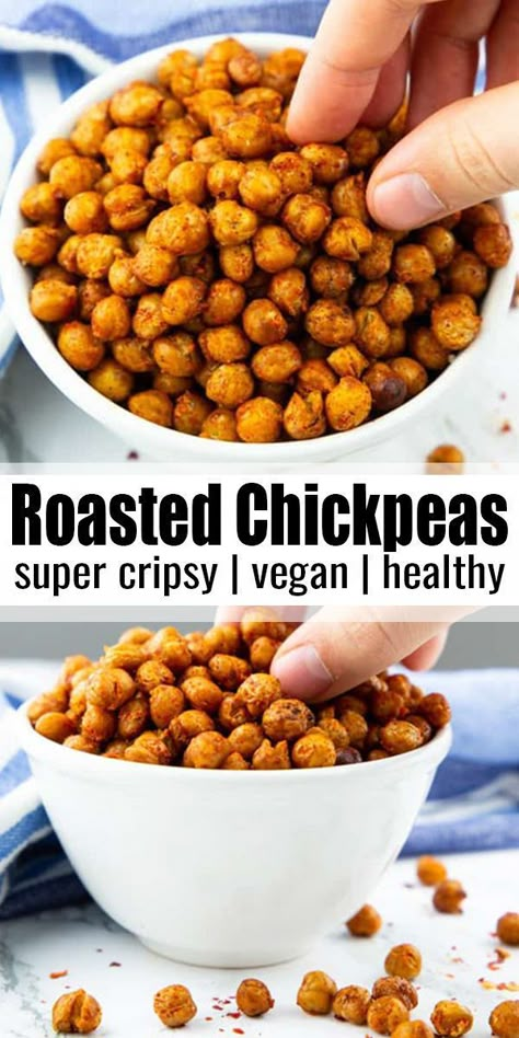 Chickpea Snacks, Sommer Mad, Vegan Party Food, Vegan Party, S'mores, Roasted Chickpeas, Snacks Für Party, Diet Keto, Vegan Recipes Healthy