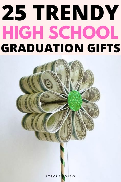 School Promotion Gift Ideas, Graduating Senior Gift Ideas, Adopt A Senior High School Gift Ideas, Graduation Gift Bags Ideas High Schools, High School Graduation Ideas Senior Year, Graduation Day Gifts, Gift Ideas For High School Graduates, Graduation Keepsake Ideas High School, Diy Money Graduation Gifts