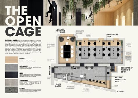 Office Design Presentation, Hotel Presentation Design, Concept Board Design, Office Concept Design, Workshop Interior Design, Urban Office Design, Coworking Design, Urban Modern Interior Design, Interior Design Presentation Boards