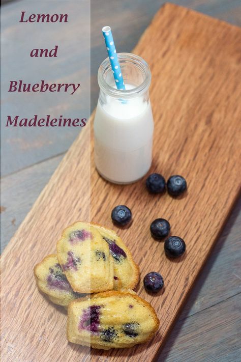 Mandoline Cookies, Blueberry Madeleines, Madelines Recipe, Madeline Cookies Recipe, Madeleine Recipes, French Madeleines, Madeleines Recipe, Madeline Cookies, Lemon And Blueberry