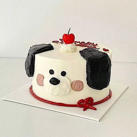 Dog Cake Design, Animal Birthday Cakes, Cake Cafe, Dog Birthday Cake, Funny Birthday Cakes, Animal Cakes, Cake Inspo, Creative Birthday Cakes, Animal Cake