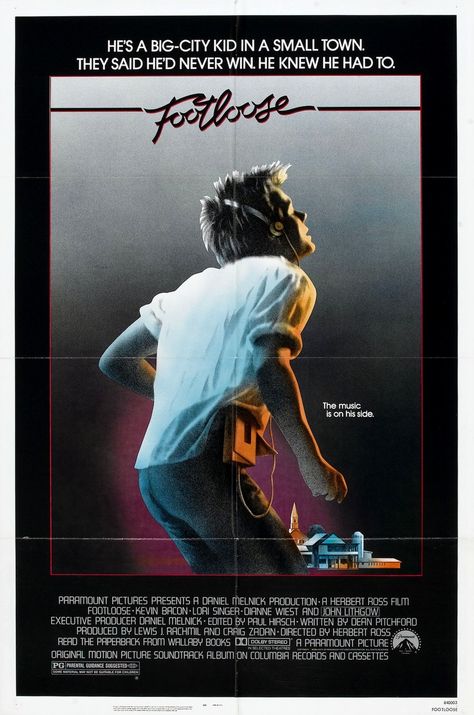 Footloose - 1984 Footloose 1984, Footloose Movie, Dianne Wiest, John Lithgow, Kenny Loggins, 1984 Movie, Kevin Bacon, Movie Streaming, City Kid