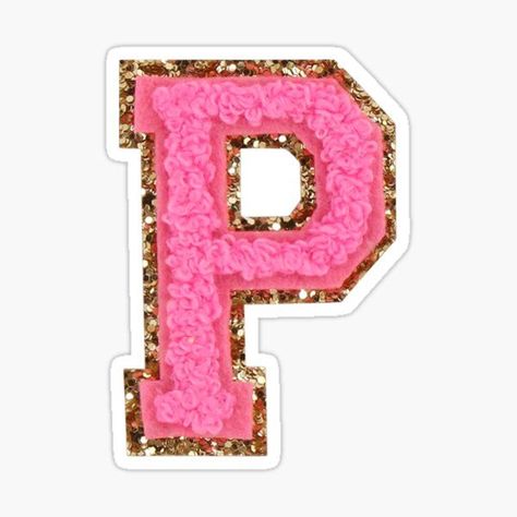 preppy hot pink varsity letter P Dream Background, Cool Lock Screens, Hot Pink Wallpaper, Picture Mix, Aesthetic Letters, Varsity Letter, Cute Letters, Rainbow Cat, Iphone Photo App