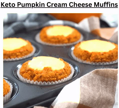 Keto Pumpkin Cream Cheese Muffins - EASY KETO RECIPES Keto Pumpkin Cream Cheese Muffins, Keto Pumpkin Cream Cheese, Low Carb Pumpkin Muffins, Pumpkin Cheesecake Muffins, Keto Muffins, Bowls Recipes, Muffins Easy, Pumpkin Cream Cheese Muffins, Keto Cream