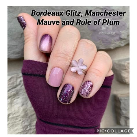 Rose Ombre Color Street Combo, Mani Ideas, Nail Color Combos, Purple I, Nail Envy, Street Nails, Pretty Hands, Beautiful Nail Designs, Color Street Nails