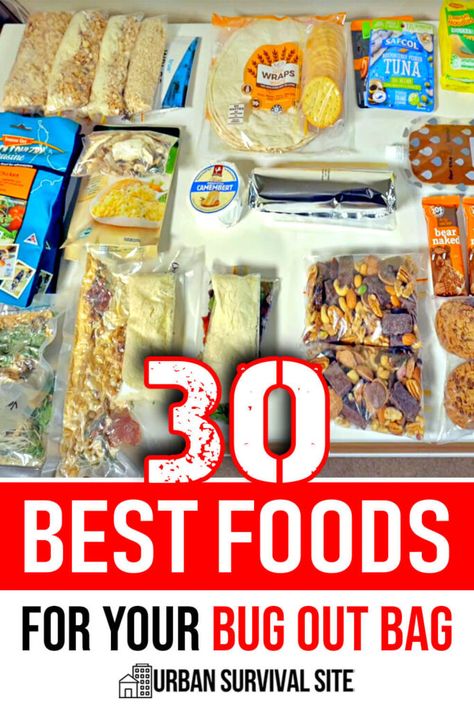 When choosing foods for your bug out bag, the weight to calorie ratio of your food is the most important thing to consider. Bug Food, Emergency Preparedness Food Storage, Survival Skills Emergency Preparedness, Prepper Food, Emergency Preparedness Food, Survival Foods, Emergency Prepardness, Emergency Food Storage, Emergency Food Supply