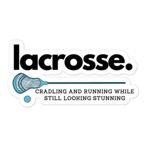 Perfect sticker for the lacrosse loving girl in your life! Keep her favorite sport top of mind by adding a cute lax sticker with inspirational quote to a chromebook, laptop, ipad, bedroom, and more to up the sports aesthetic game!  Stickers are printed on durable, high opacity adhesive vinyl which makes them perfect for regular use, as well as for covering other stickers or paint. The high-quality vinyl ensures there are no bubbles when applying the stickers. *  High opacity film that's impossib Lacrosse Stickers, Chromebook Laptop, Lacrosse Quotes, Game Stickers, Aesthetic Game, Girls Lacrosse, Inspirational Quotes For Girls, Lacrosse Mom, School Spirit Wear