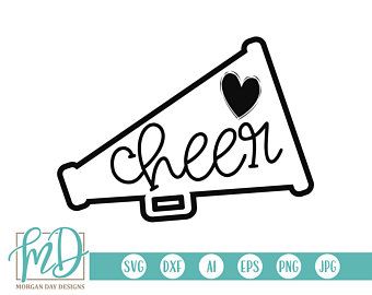 Cheer Megaphone Designs, Cheer Megaphone Designs Ideas, Megaphone Designs, Cheerleading Megaphones, Megaphone Svg, Cheerleader Svg, Cheer Megaphone, Cheer Svg, Creative Valentines