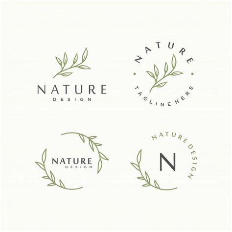 Modello di progettazione di logo di vett... | Premium Vector #Freepik #vector #logo #fiore #floreale #albero Graphic Design Logo Inspiration, Logo Flor, Candle Logo Design, Candle Logo, Leaf Vector, Logo Flower, Nature Logo Design, Floral Tree, Floral Logo Design